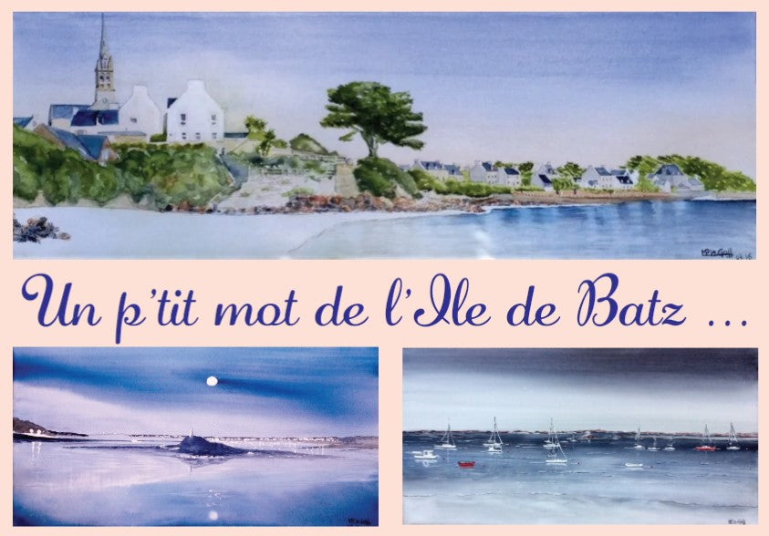 Carte postale ile de Batz, Bretagne