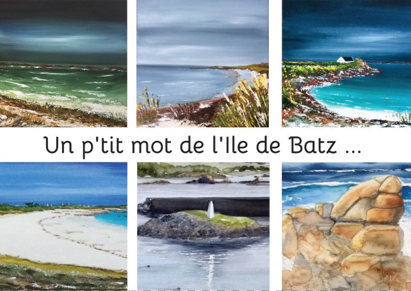 Carte postale ile de Batz, Bretagne