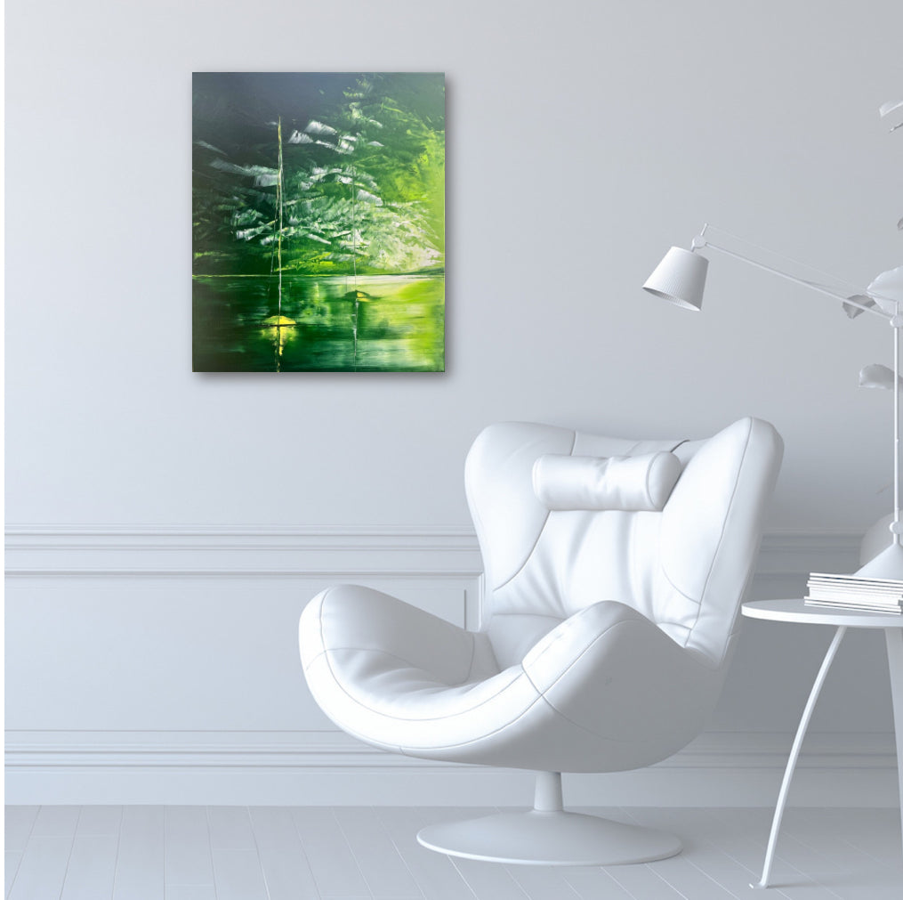 tableau aurore boréale