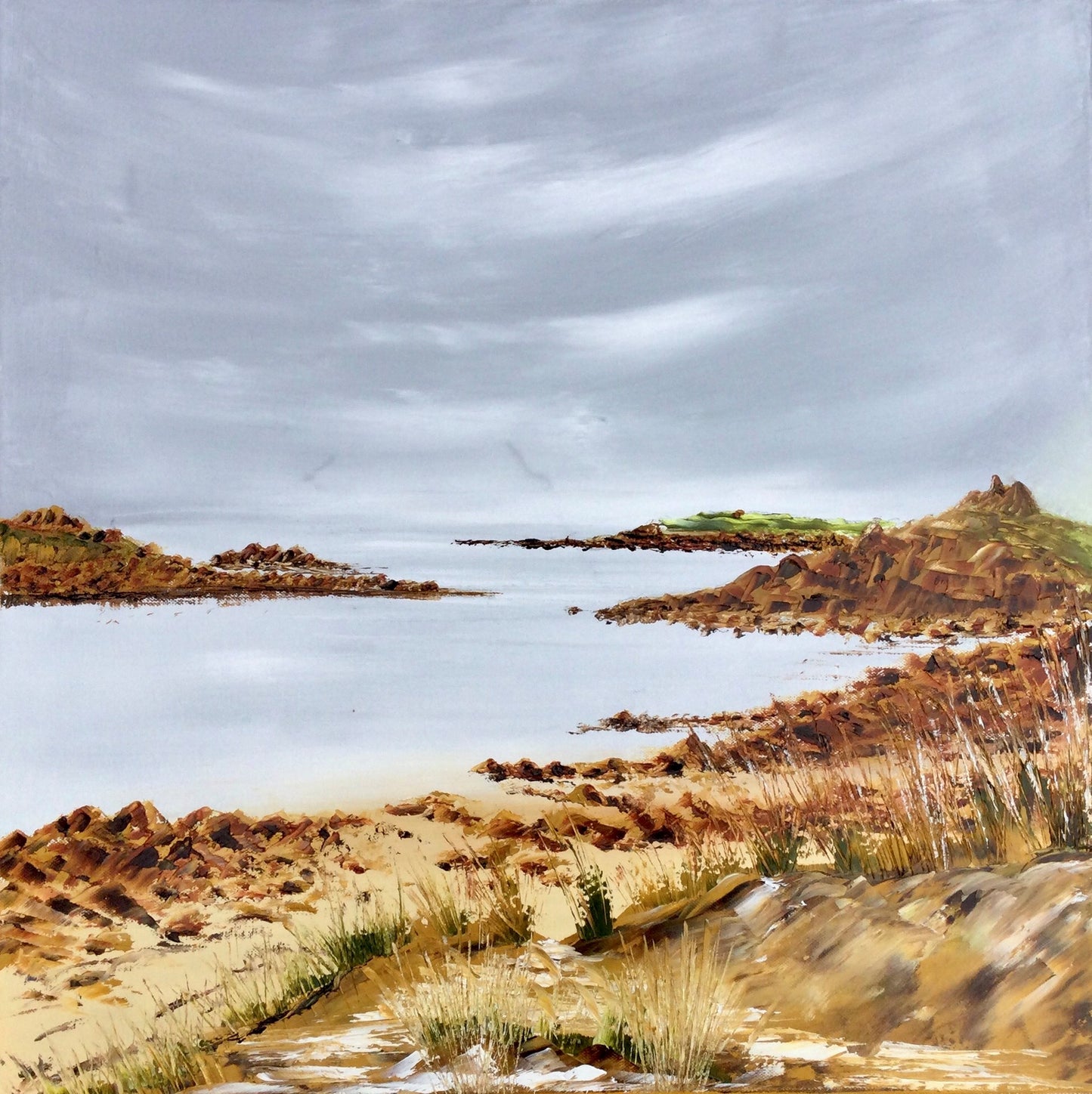 tableau paysage marin île de Batz