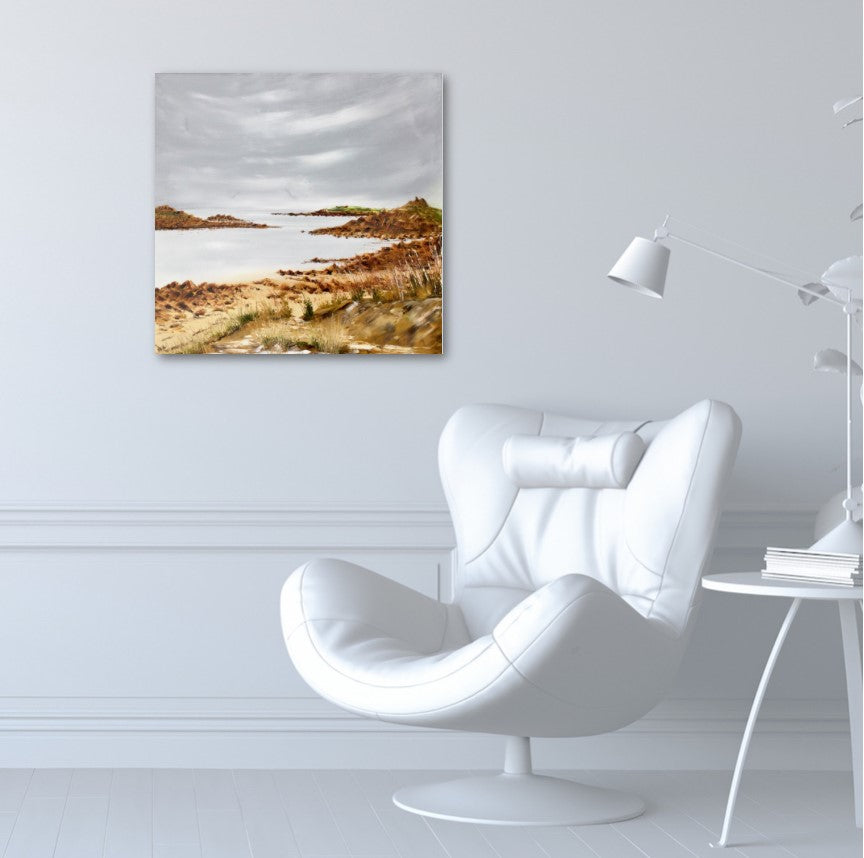 tableau paysage marin île de Batz