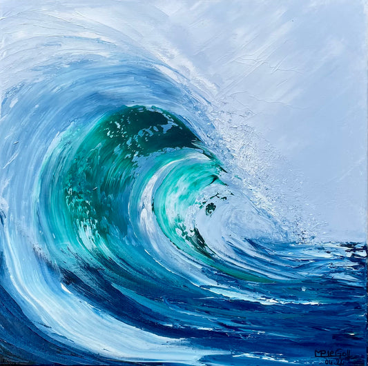 L’Appel du large – Peinture originale à l’huile