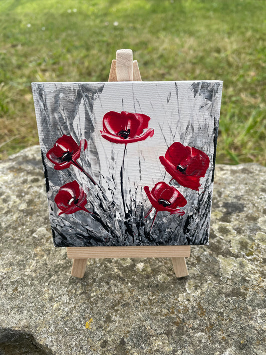 Miniature on easel