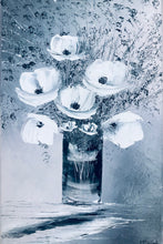 Load image into Gallery viewer, Bouquet moderne, huile 41x27 cm, ile de Batz, Bretagne
