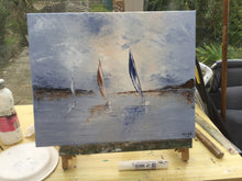 Load image into Gallery viewer, Trio, huile 30x40 cm, ile de Batz, Bretagne
